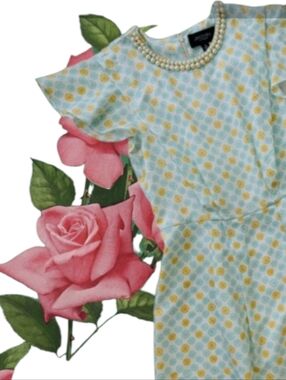 Jason Wu Pearl Necklace Midi Dress